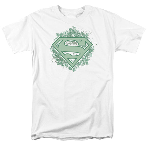 DC Comics - Superman - Ornate Shield - Adult Unisex Short Sleeve T-Shirt - White
