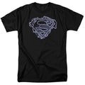 DC Comics - Superman - Electric Supes Shield - Adult Unisex T-Shirt - Black