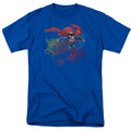 DC Comics - Superman - Cool Word Supes - Adult Unisex T-Shirt - Blue