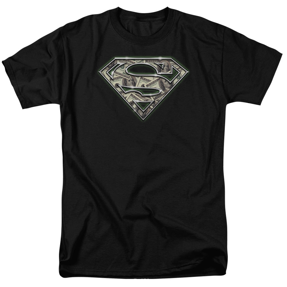 DC Comics - Superman - All About The Benjamins - Adult Unisex T-Shirt - Black