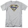 DC Comics - Superman - Maize & Blue Shield - Adult Unisex T-Shirt - Gray