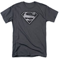 DC Comics - Superman - Duct Tape Shield - Adult Unisex T-Shirt - Gray
