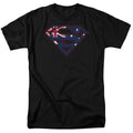 DC Comics - Superman - Australian Shield - Adult Unisex T-Shirt - Black