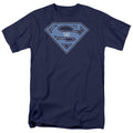 DC Comics - Superman - U N Shield - Adult Unisex Short Sleeve T-Shirt - Blue