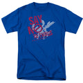 DC Comics - Superman - Say No To Thugs - Adult Unisex T-Shirt - Blue