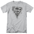 DC Comics - Superman - Many Super Skulls - Adult Unisex T-Shirt - Gray
