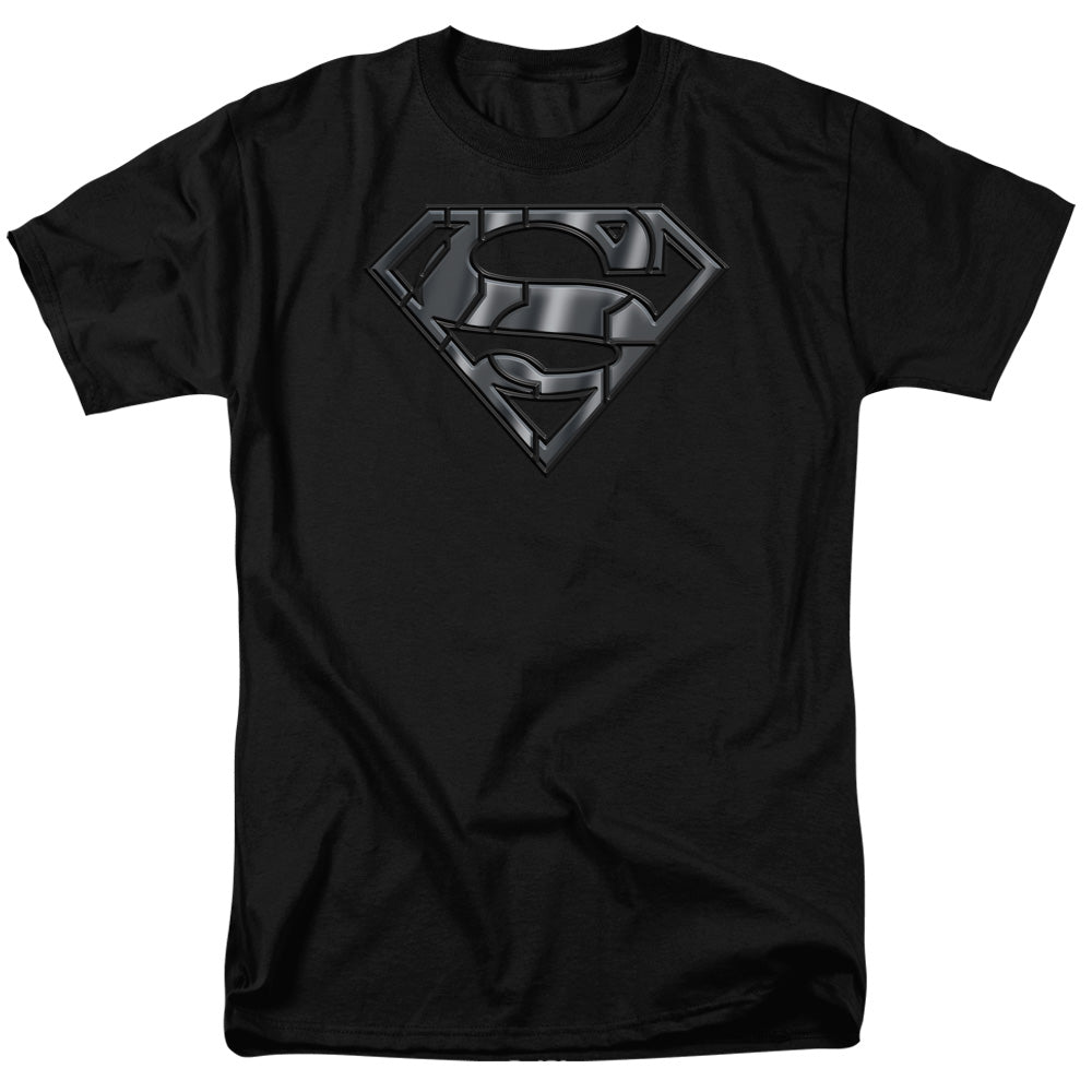 DC Comics - Superman - Mech Shield - Adult Unisex Short Sleeve T-Shirt - Black