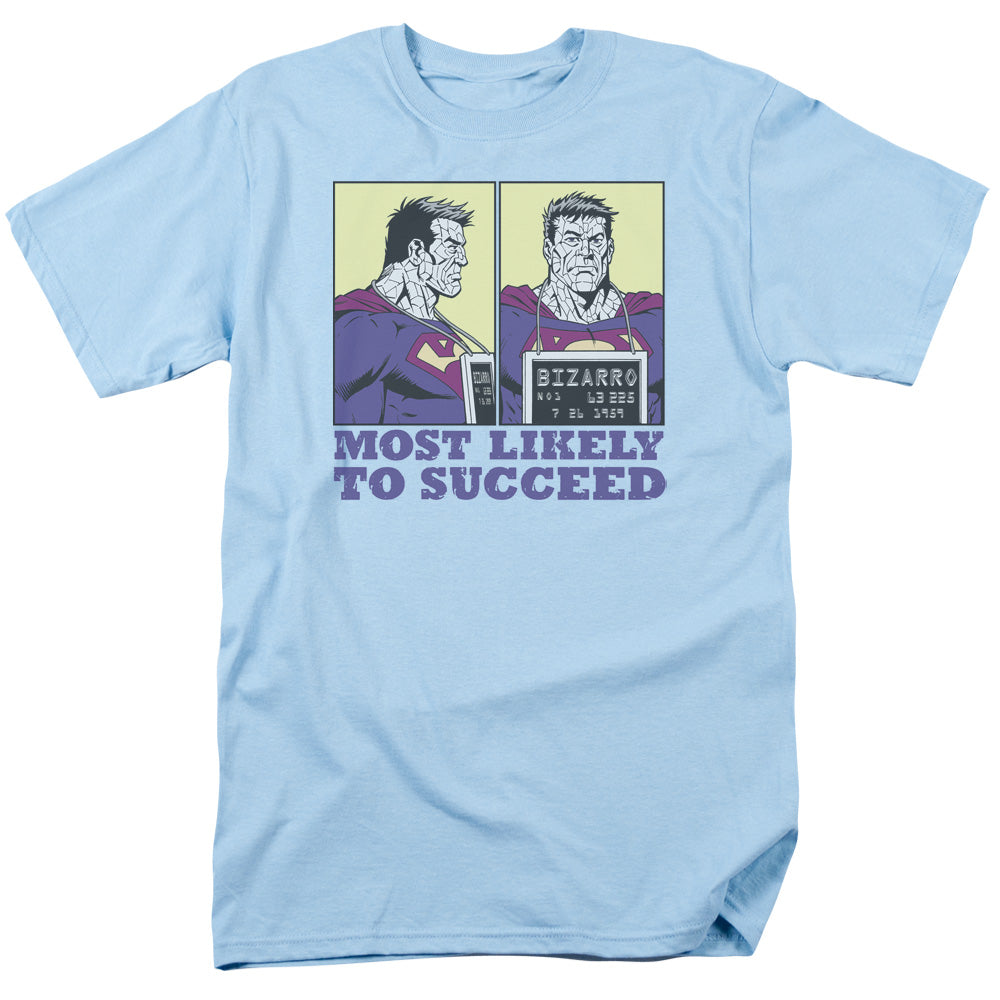 DC Comics - Superman - Most Likely - Adult Unisex Short Sleeve T-Shirt - Blue