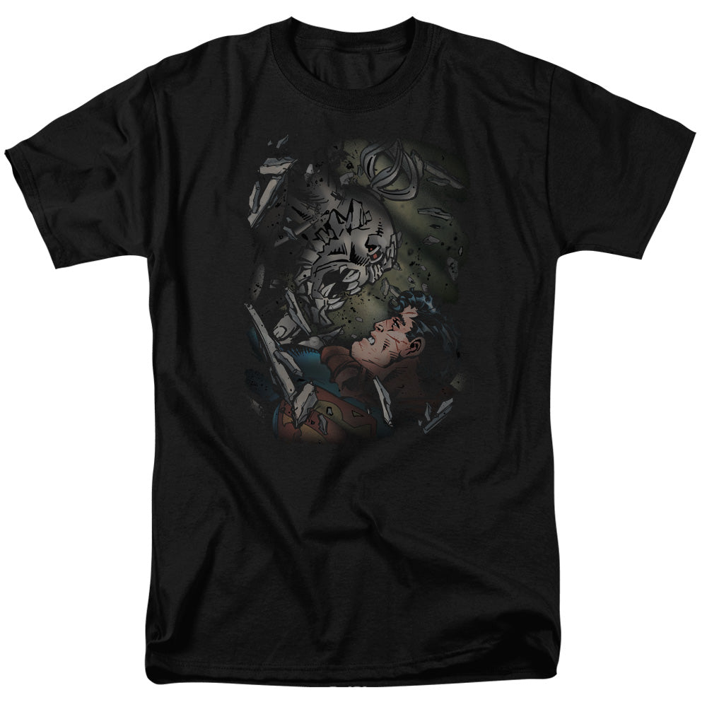 DC Comics - Superman - Epic Battle - Adult Unisex Short Sleeve T-Shirt - Black