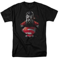 DC Comics - Superman - Heat Vision Charged - Adult Unisex T-Shirt - Black