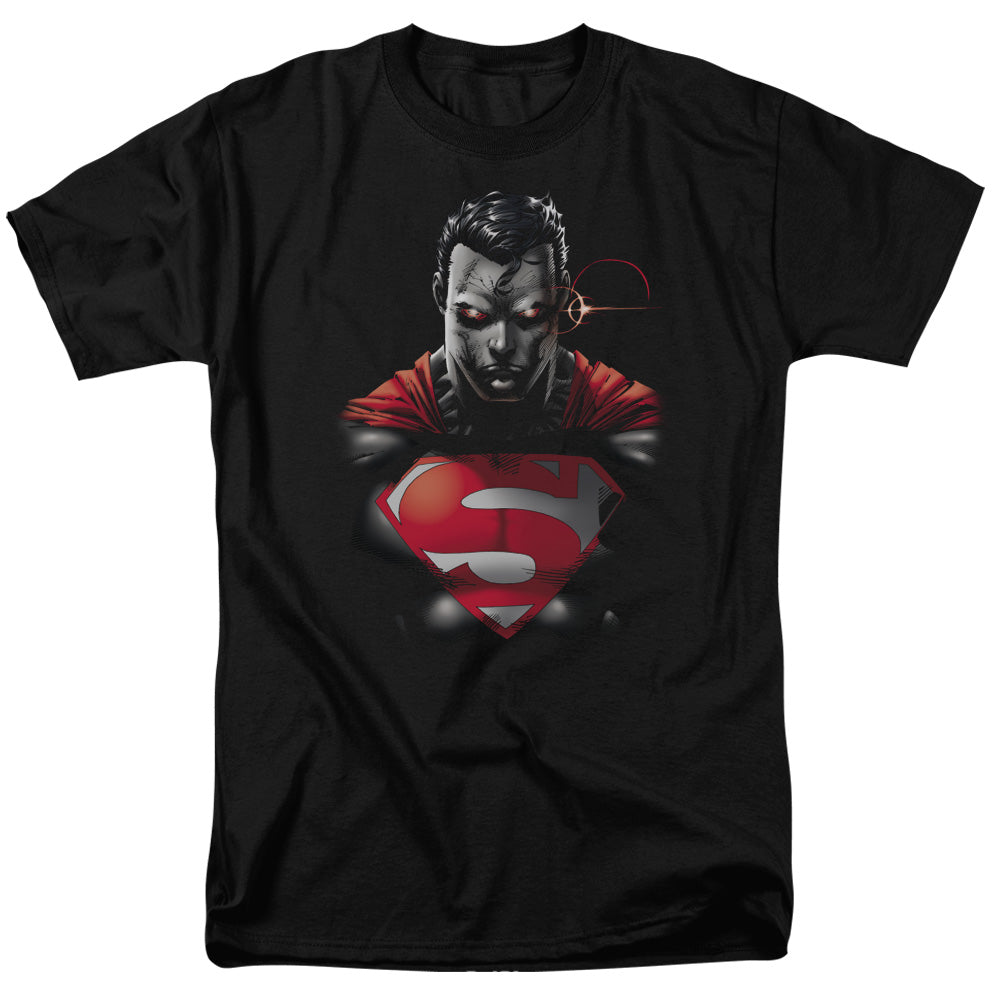 DC Comics - Superman - Heat Vision Charged - Adult Unisex T-Shirt - Black