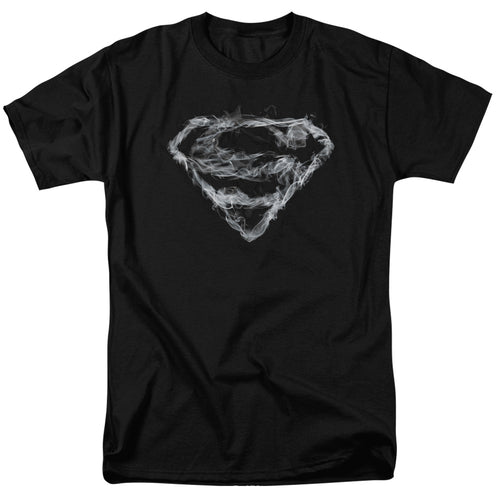 DC Comics - Superman - Smoking Shield - Adult Unisex T-Shirt - Black