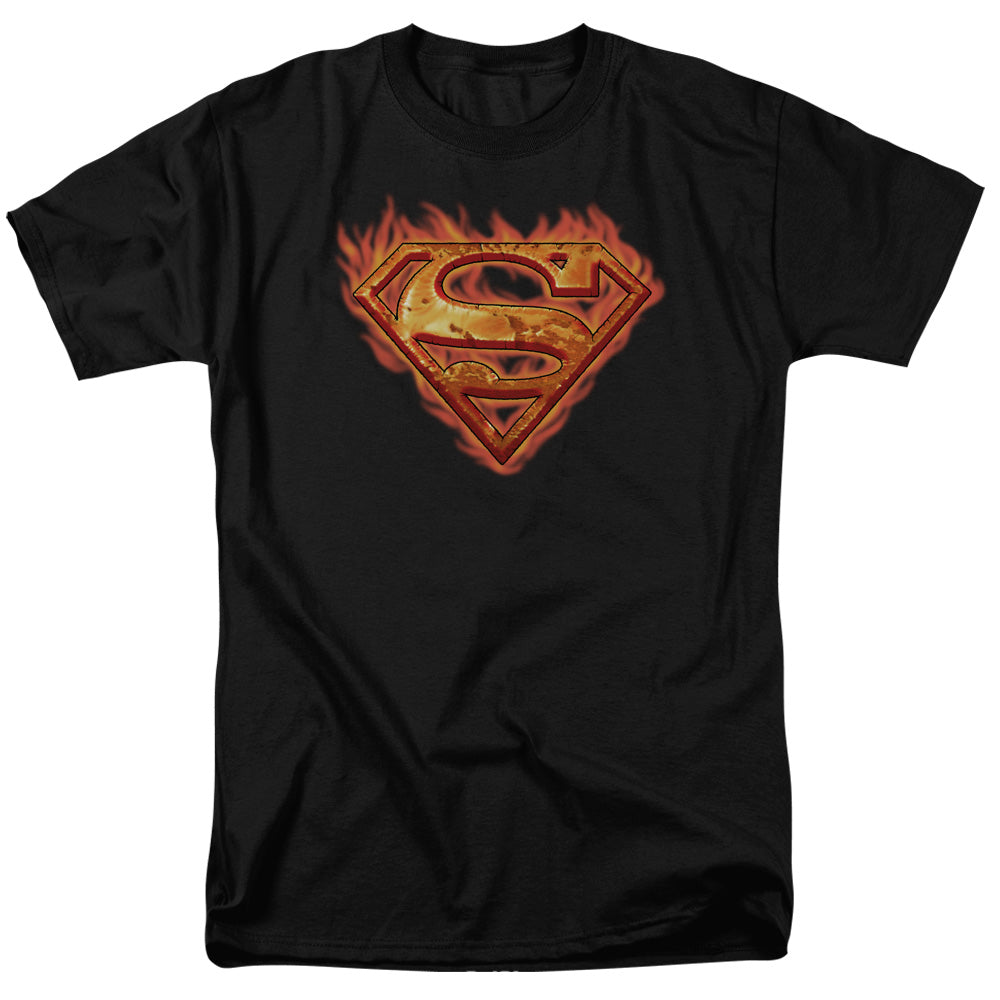 DC Comics - Superman - Hot Metal - Adult Unisex Short Sleeve T-Shirt - Black