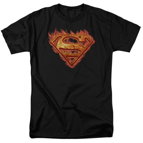 DC Comics - Superman - Hot Metal - Adult Unisex Short Sleeve T-Shirt - Black