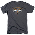 DC Comics - Superman - Take Wing - Adult Unisex Short Sleeve T-Shirt - Gray