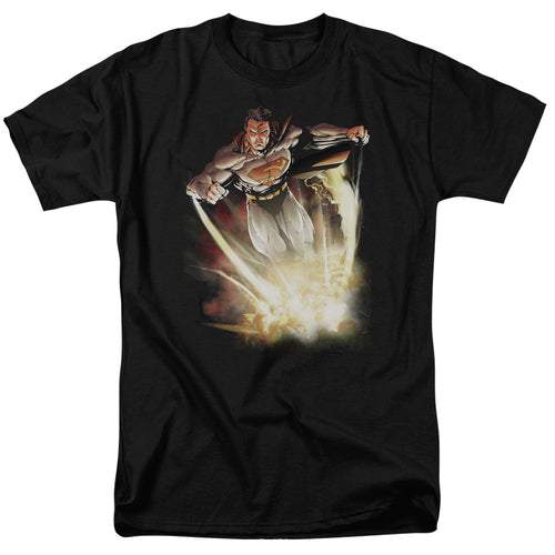 DC Comics - Superman - Explosive - Adult Unisex Short Sleeve T-Shirt - Black