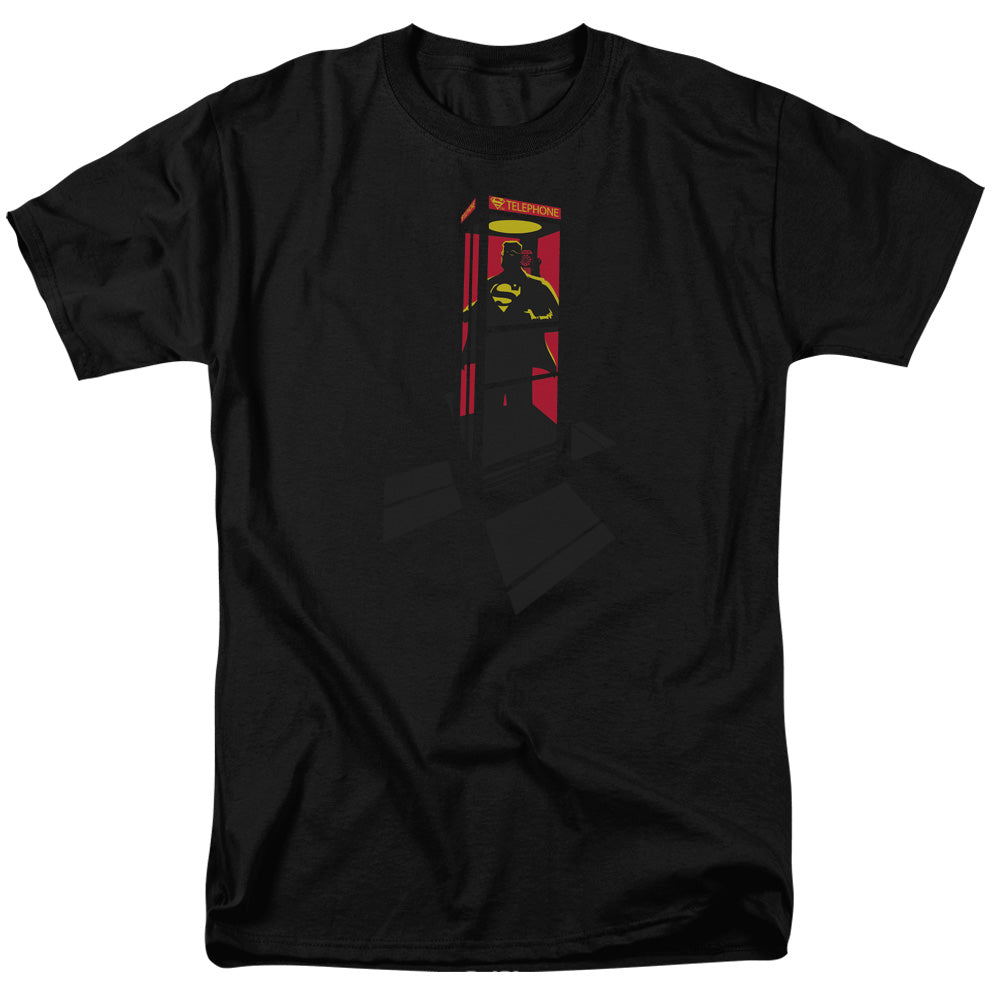 DC Comics - Superman - Super Booth - Adult Unisex Short Sleeve T-Shirt - Black