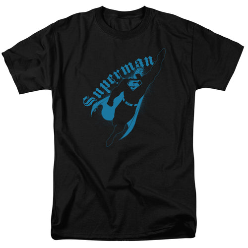 DC Comics - Superman - Darkness - Adult Unisex Short Sleeve T-Shirt - Black