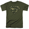 DC Comics - Superman - Super Camo - Adult Unisex Short Sleeve T-Shirt - Green