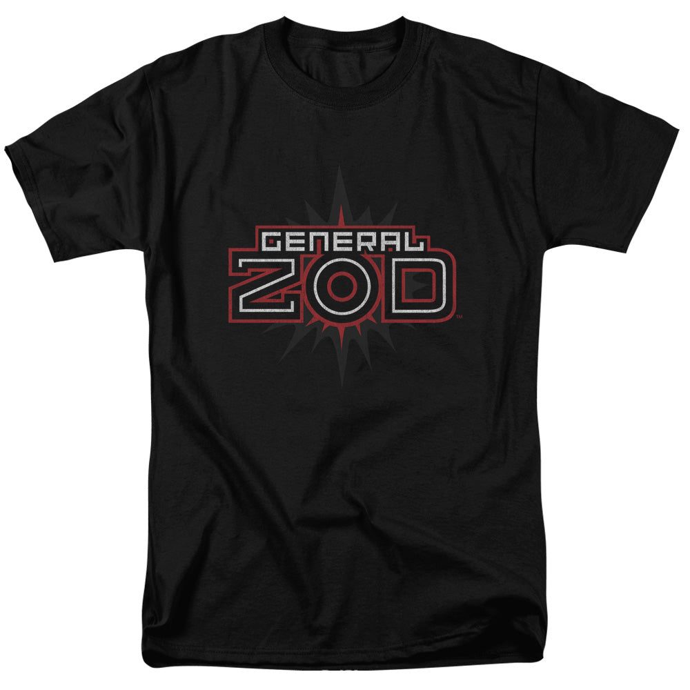 DC Comics - Superman - Zod Logo - Adult Unisex Short Sleeve T-Shirt - Black