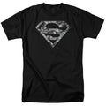 DC Comics - Superman - Urban Camo Shield - Adult Unisex T-Shirt - Black