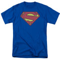 DC Comics - Superman - New 52 Shield - Adult Unisex Short Sleeve T-Shirt - Blue