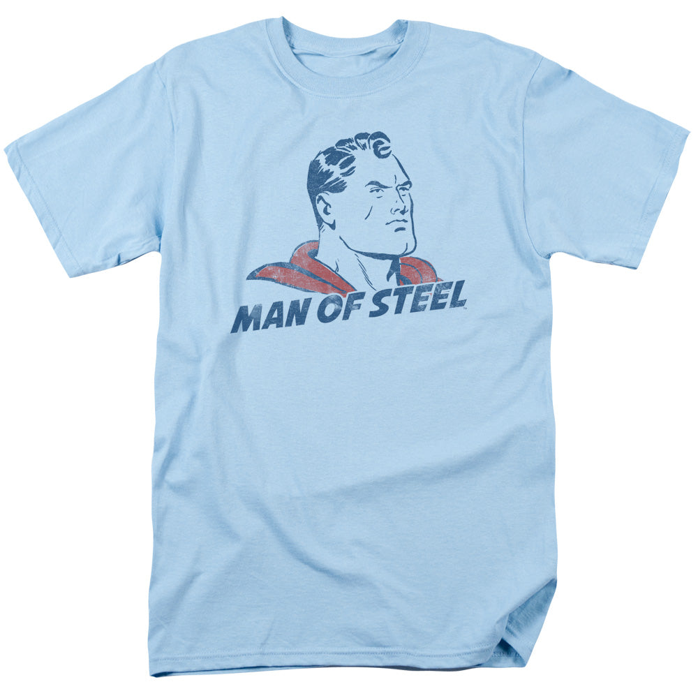 DC Comics - Superman - The Man - Adult Unisex Short Sleeve T-Shirt - Blue