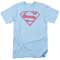 DC Comics - Superman - Word Shield - Adult Unisex Short Sleeve T-Shirt - Blue