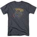 DC Comics - Superman - Zod Greetings - Adult Unisex Short Sleeve T-Shirt - Gray
