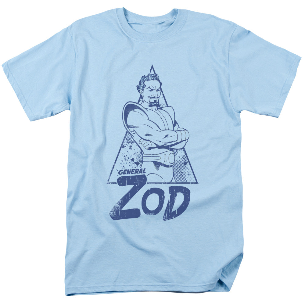 DC Comics - Superman - Vintage Zod - Adult Unisex Short Sleeve T-Shirt - Blue