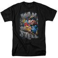 DC Comics - Superman - Ripping Steel - Adult Unisex Short Sleeve T-Shirt - Black