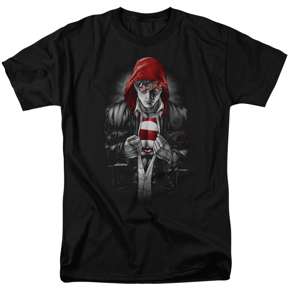 DC Comics - Superman - Earth One - Adult Unisex Short Sleeve T-Shirt - Black