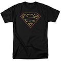 DC Comics - Superman - Colored Shield - Adult Unisex T-Shirt - Black