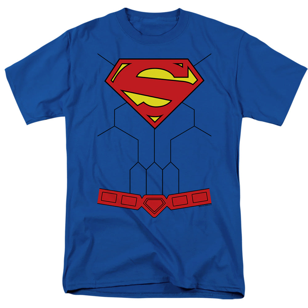 DC Comics - Superman - New 52 Torso - Adult Unisex Short Sleeve T-Shirt - Blue