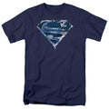 DC Comics - Superman - Water Shield - Adult Unisex Short Sleeve T-Shirt - Blue