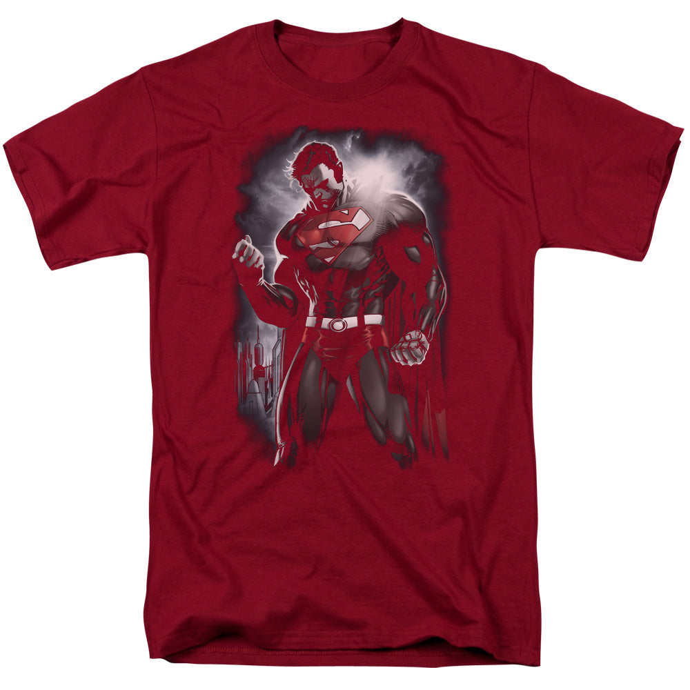 DC Comics - Superman - Light Of The Sun - Adult Unisex T-Shirt - Red