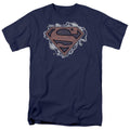 DC Comics - Superman - Storm Cloud Supes - Adult Unisex T-Shirt - Blue