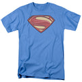DC Comics Superman Man Of Steel New Solid Shield Adult Unisex T-Shirt Blue