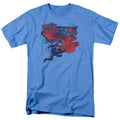 DC Comics - Superman - Man Of Steel Sheild Splat - Adult Unisex T-Shirt - Blue