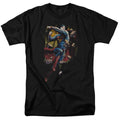 DC Comics - Superman - Flying Determination - Adult Unisex T-Shirt - Black