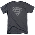 DC Comics - Superman - Super Arch - Adult Unisex Short Sleeve T-Shirt - Gray