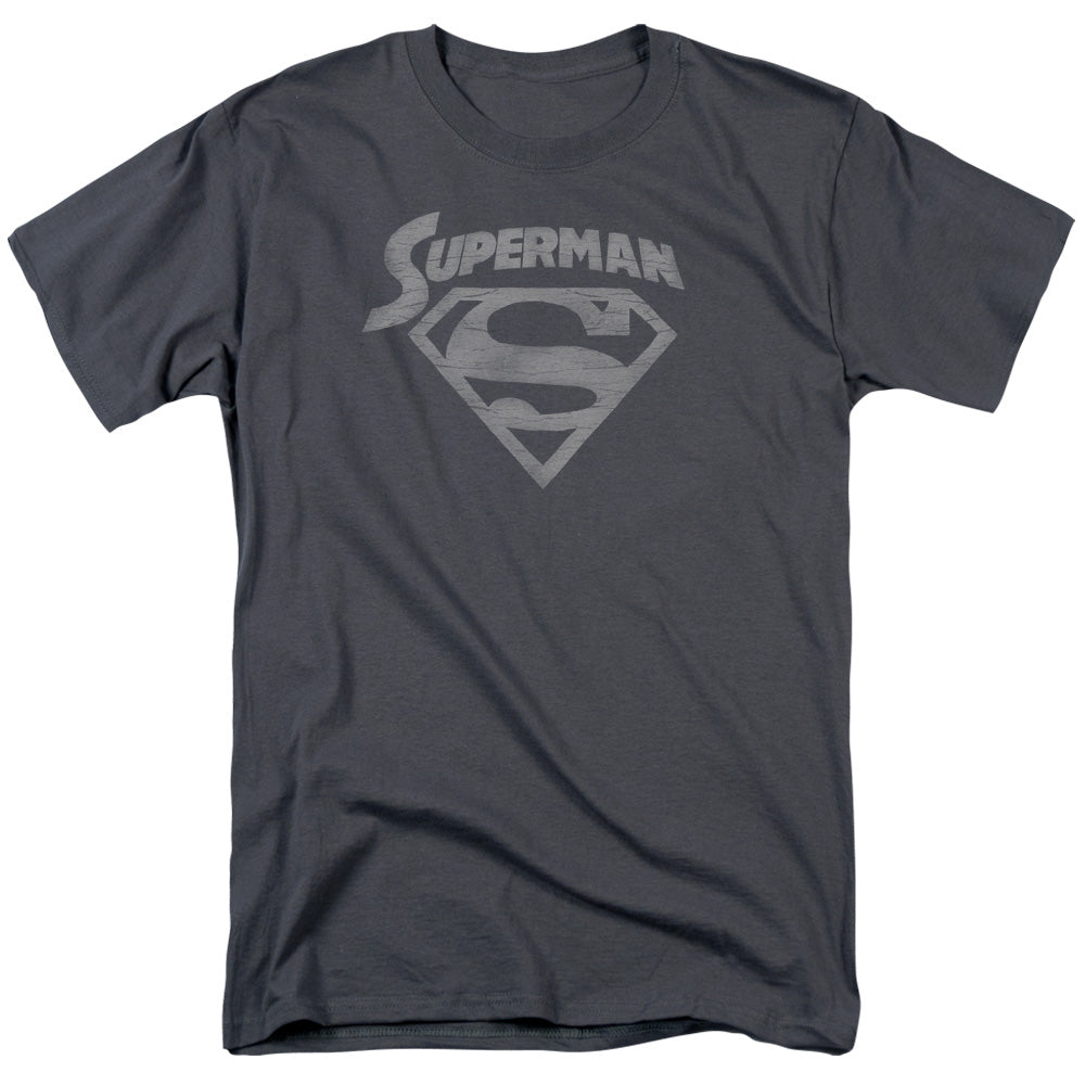 DC Comics - Superman - Super Arch - Adult Unisex Short Sleeve T-Shirt - Gray
