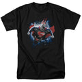 DC Comics - Superman - Stardust - Adult Unisex Short Sleeve T-Shirt - Black