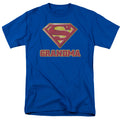 DC Comics - Superman - Super Grandma - Adult Unisex Short Sleeve T-Shirt - Blue