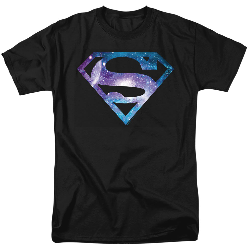 DC Comics - Superman - Galaxy 2 Shield - Adult Unisex T-Shirt - Black