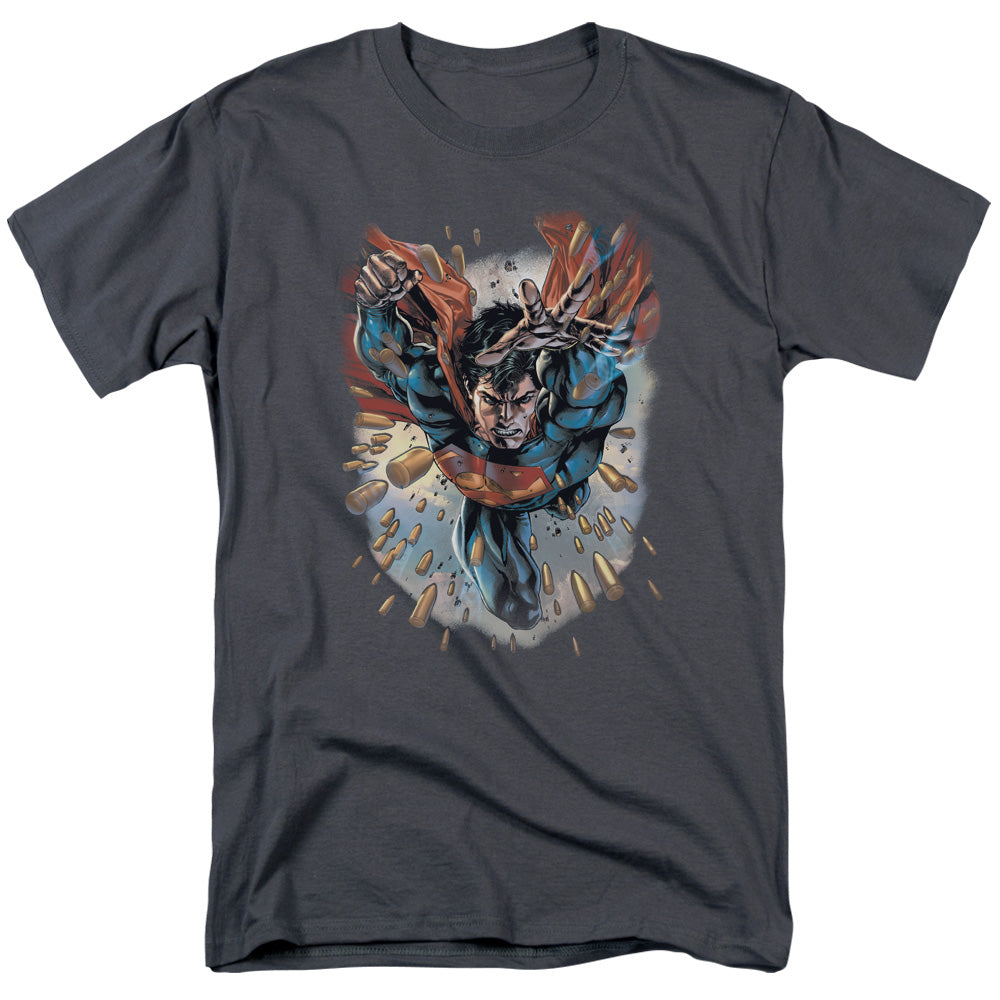 DC Comics - Superman - Within My Grasp - Adult Unisex T-Shirt - Gray