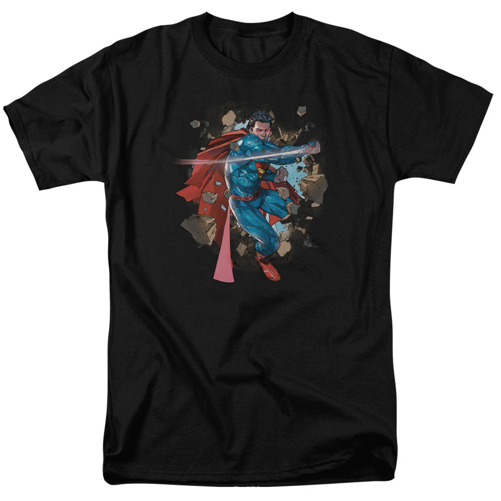 DC Comics - Superman - Rock Breaker - Adult Unisex Short Sleeve T-Shirt - Black
