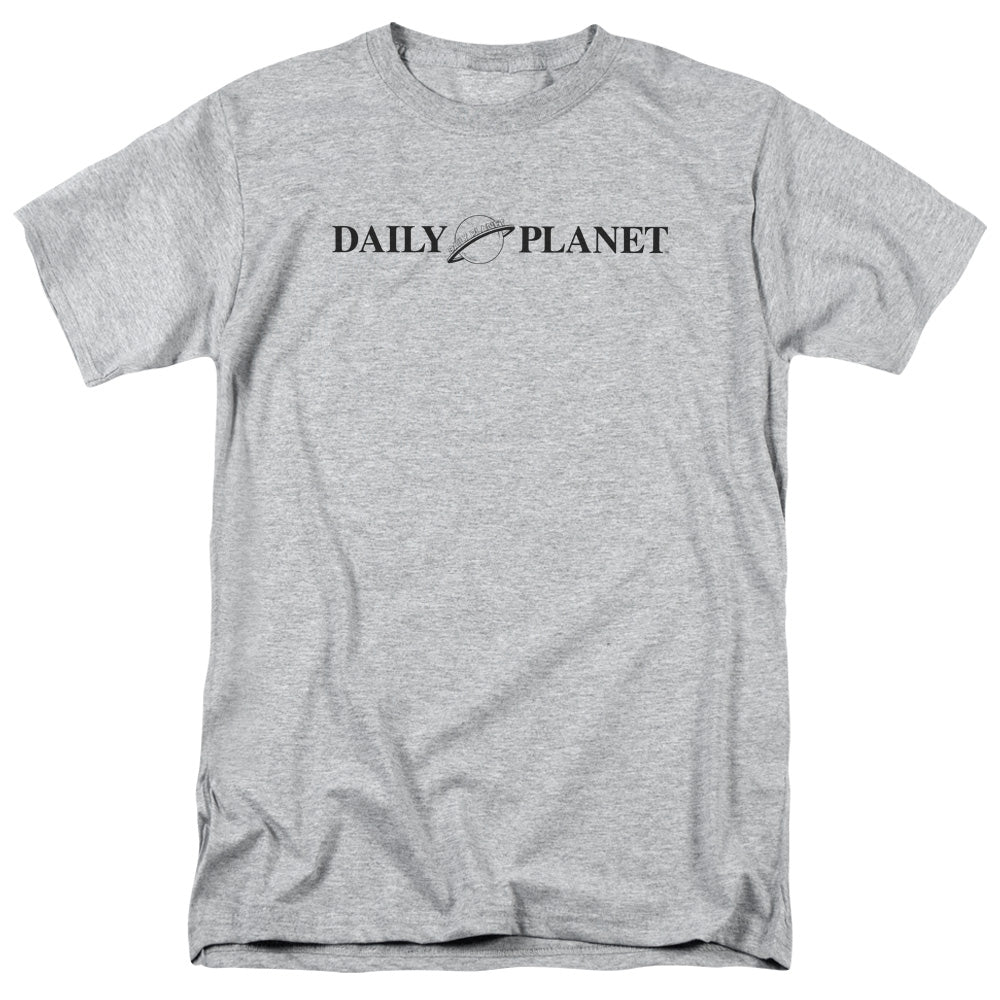 DC Comics - Superman - Daily Planet Logo - Adult Unisex T-Shirt - Gray