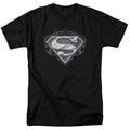 DC Comics - Superman - Biker Metal - Adult Unisex Short Sleeve T-Shirt - Black
