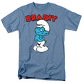 The Smurfs - Brainy - Adult Unisex Short Sleeve T-Shirt - Blue